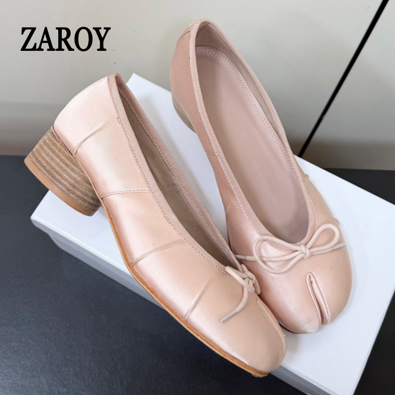 Split Toe Tabi Women's Pumps A - Slip Dress Satin 리뷰 및 가격