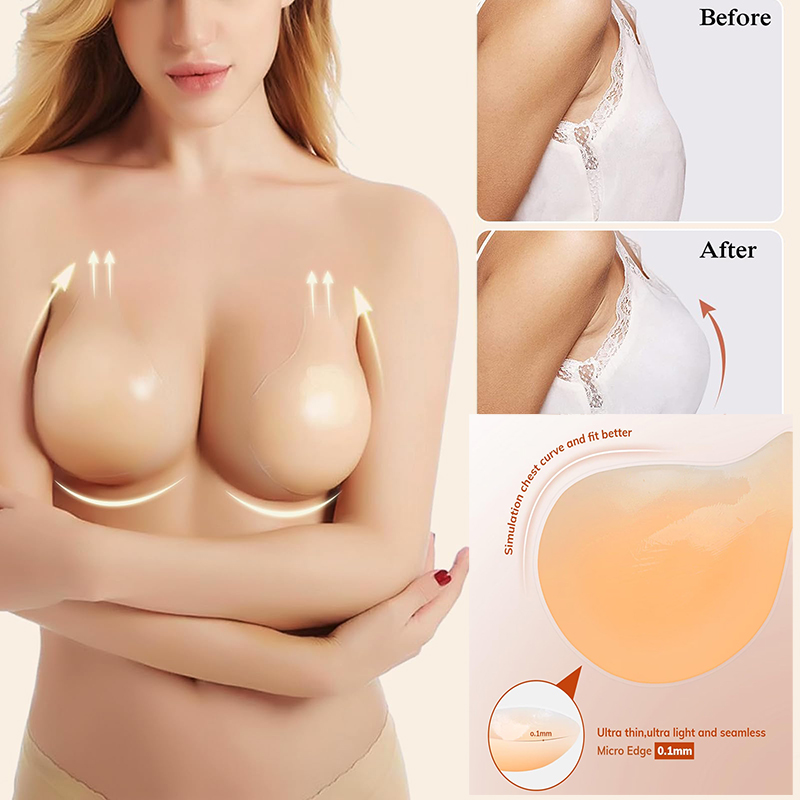 1/2 Pairs Women Sticky Bra Pus - Strapless Bra Backless 리뷰 및 가격
