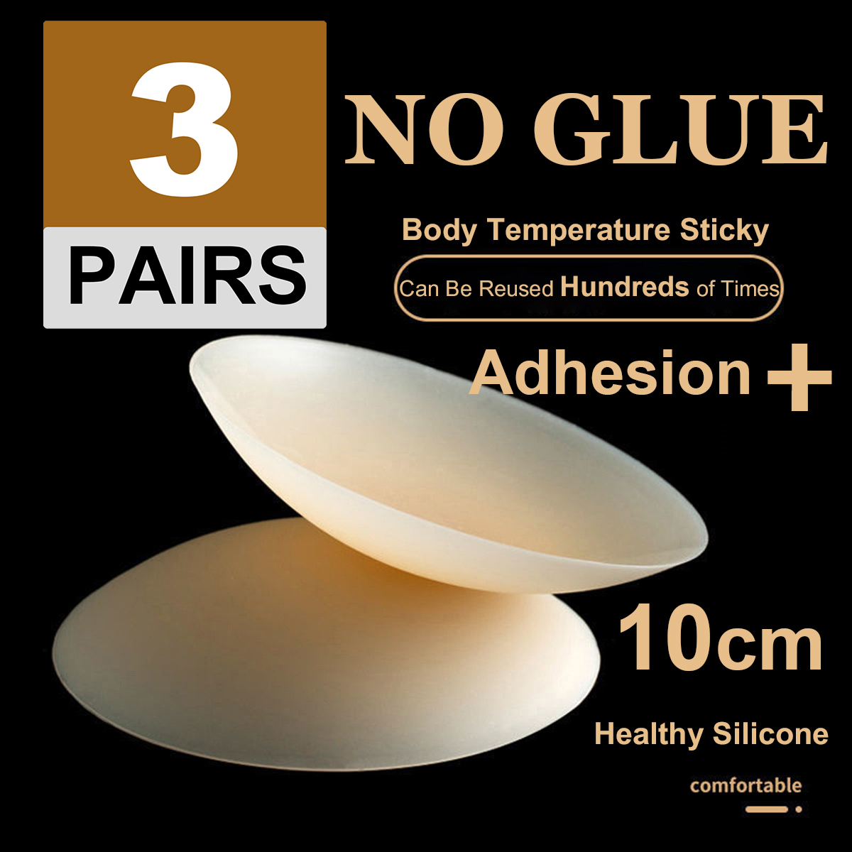 3Pairs No Glue Nipple Cover 10 - Nipple Cover Pasties 리뷰 및 가격