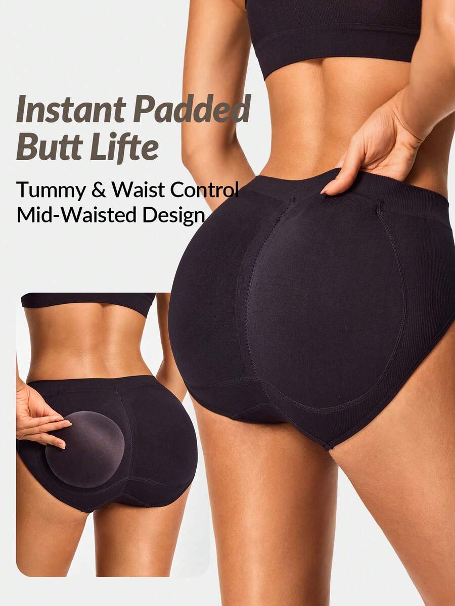 Seamless Mid-Rise Padded Brief - Seamless Underwear Women 리뷰 및 가격