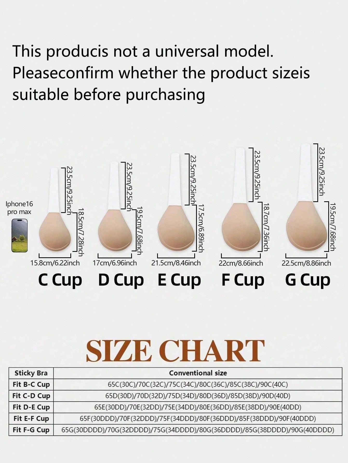 1 Pair Plus Size Self-Adhesive - Silicone Bra Adhesive 리뷰 및 가격