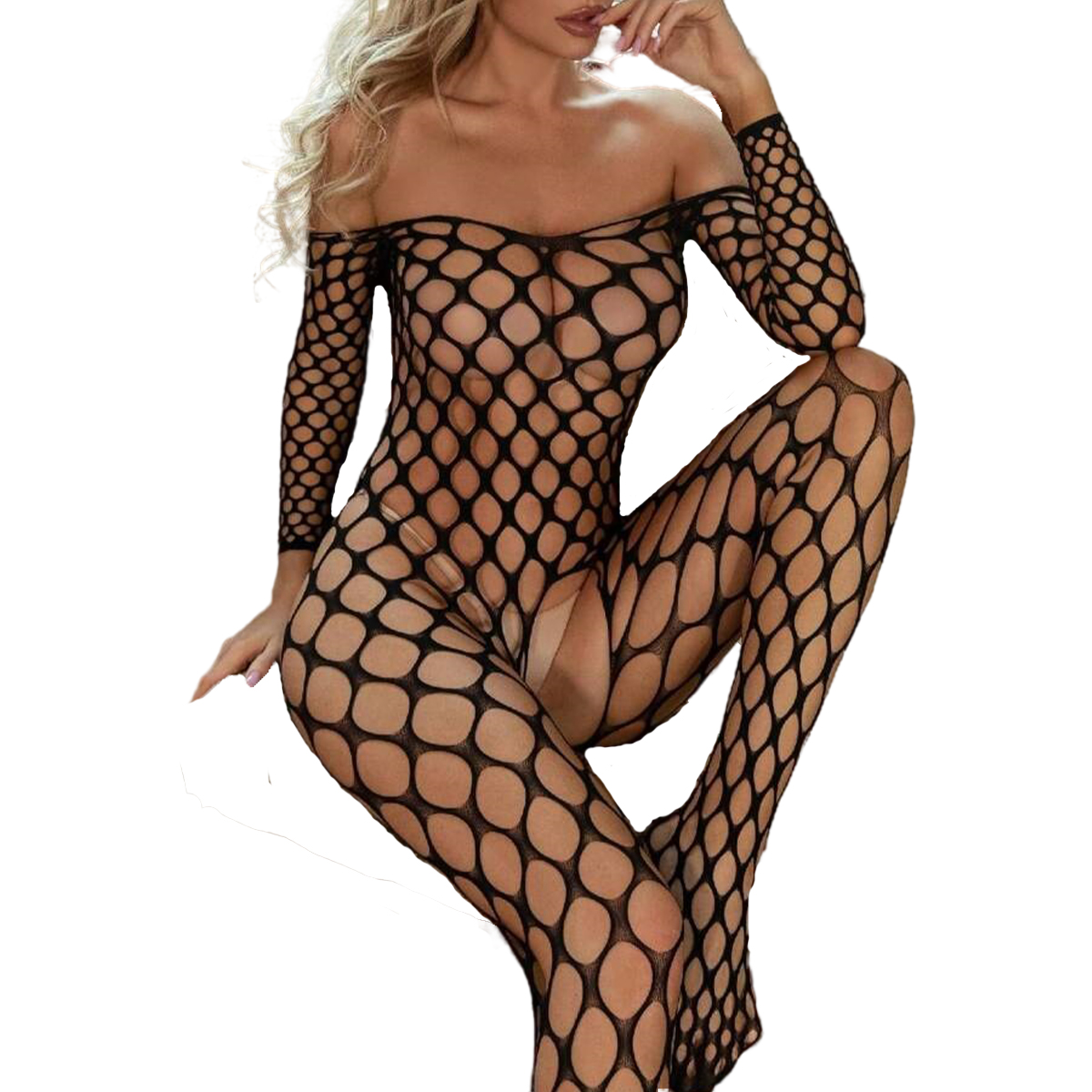 Sexy Lingerie Women Hollow Bod - Bodystocking Fishnet 리뷰 및 가격