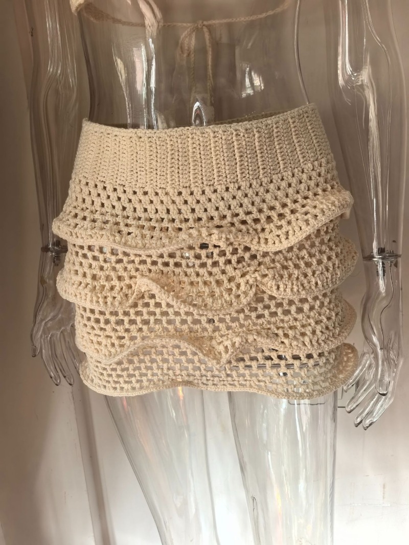 Women Hand Crochet Knitted Ruf - Cami Top Lace 리뷰 및 가격