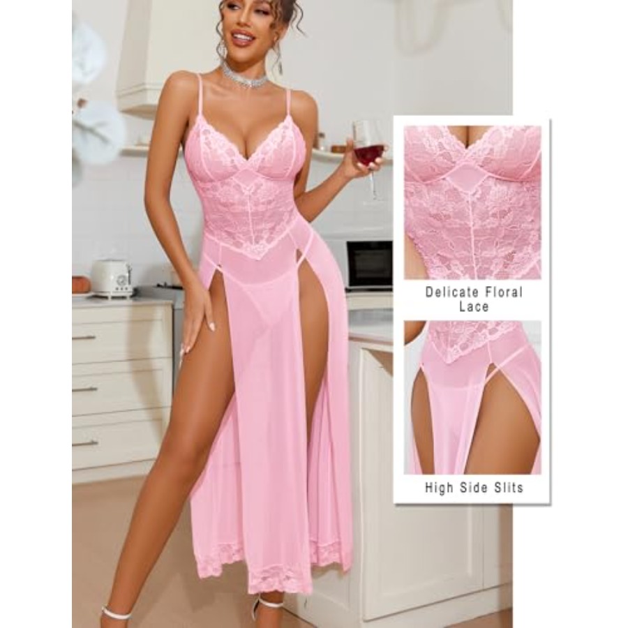 Avidlove Women Lingerie Dress  - Babydoll Chemise Night 리뷰 및 가격
