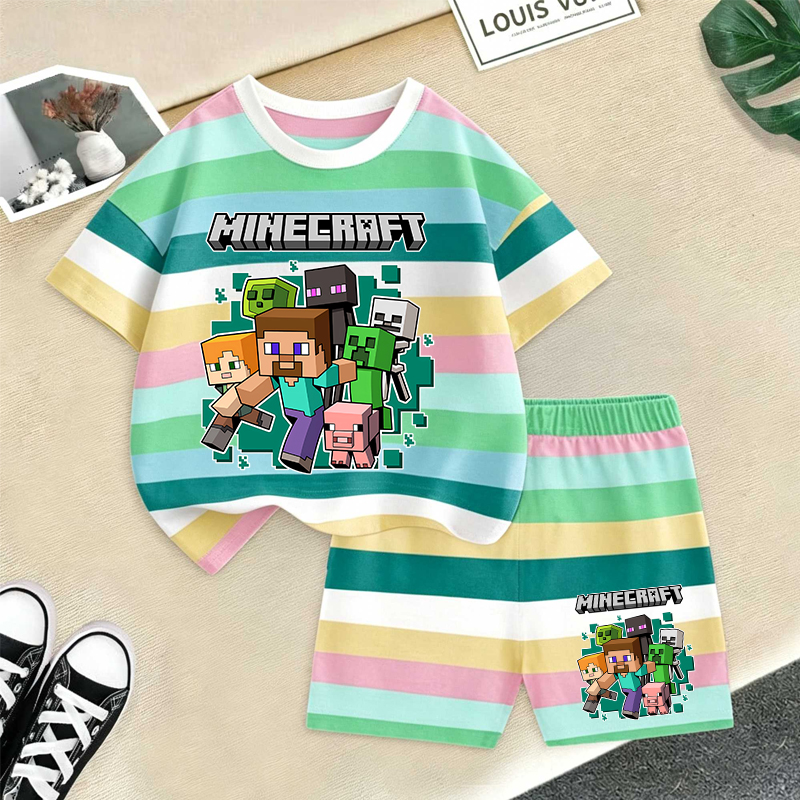 Minecrafted Girl boy Summer T  - Boyshort Underwear 리뷰 및 가격