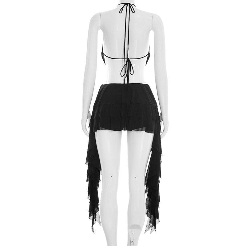 Women Sexy Solid Mesh 2 Piece  - Cami Top Lace 리뷰 및 가격