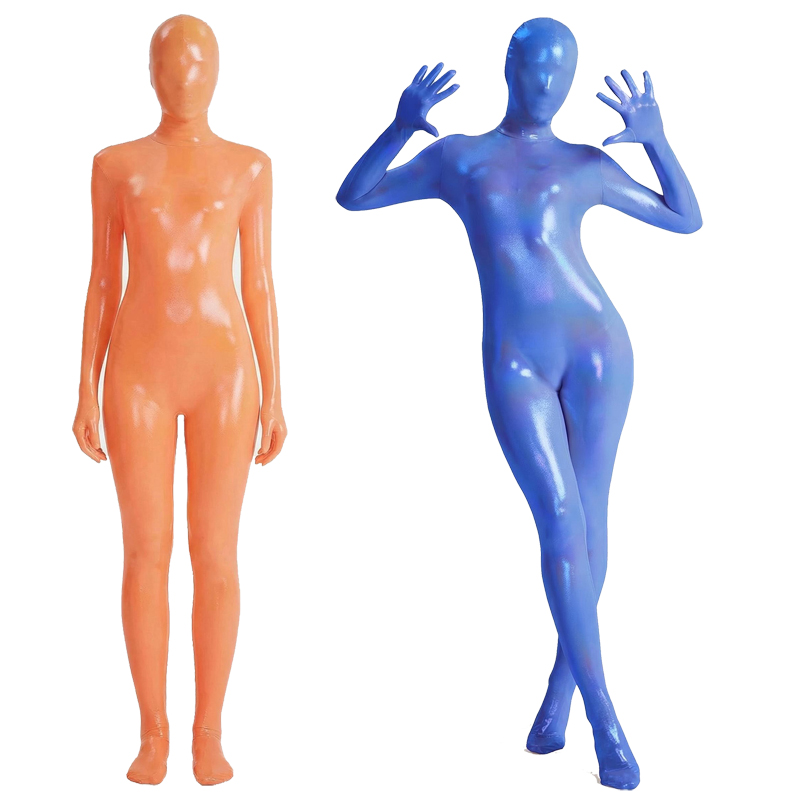Women Shiny Gradient Zentai Bo - Shapewear Bodysuit Firm 리뷰 및 가격