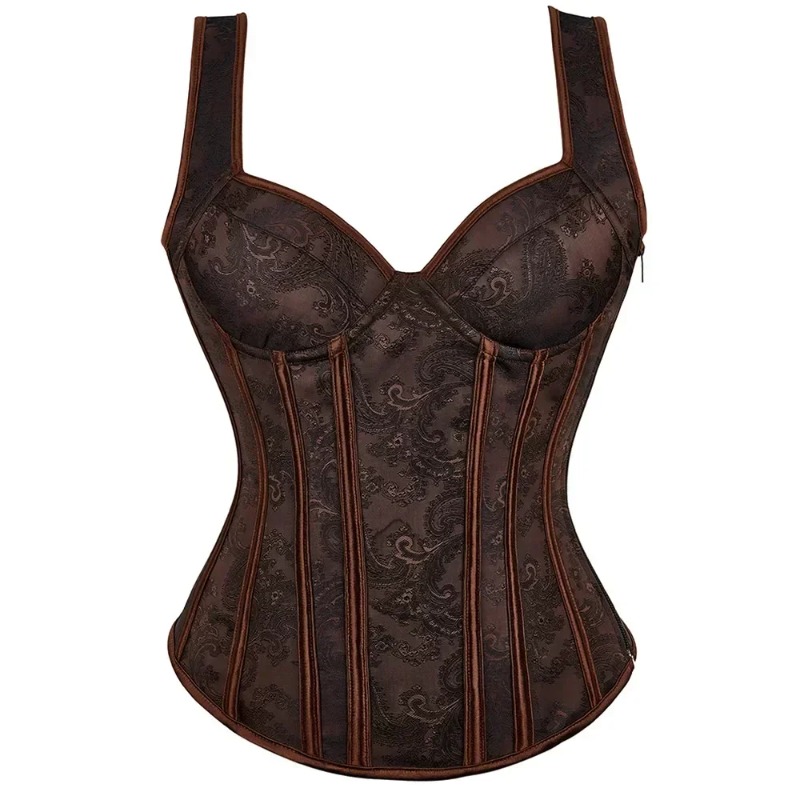 Women Floral Print Corset Top  - Shapewear Bodysuit Firm 리뷰 및 가격