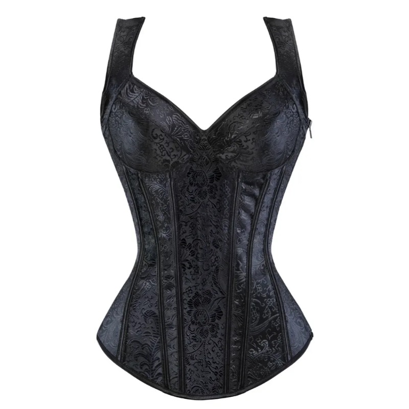 Women Floral Print Corset Top  - Shapewear Bodysuit Firm 리뷰 및 가격