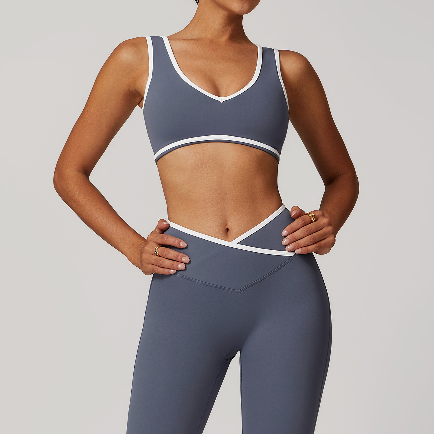 V-Neck Sports Bra Women Top Pu - Push Up Bra Padded 리뷰 및 가격