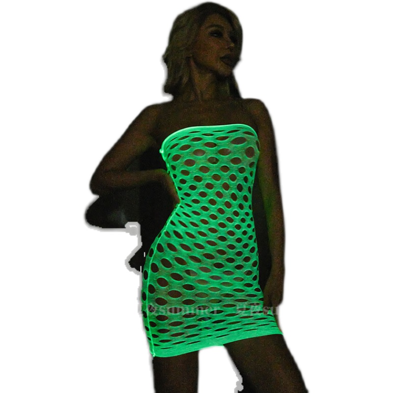 Luminous Glow in The Dark Fish - Bodystocking Fishnet 리뷰 및 가격