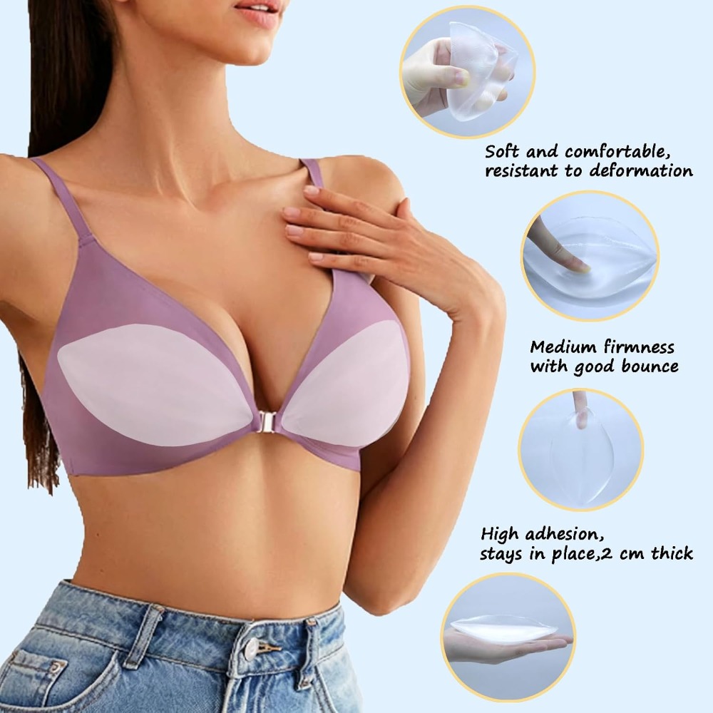 Adhesive Silicone Bra Inserts  - Silicone Bra Adhesive 리뷰 및 가격