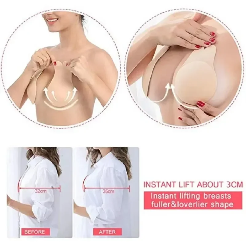 1Pair Self Adhesive Silicone S - Silicone Bra Adhesive 리뷰 및 가격