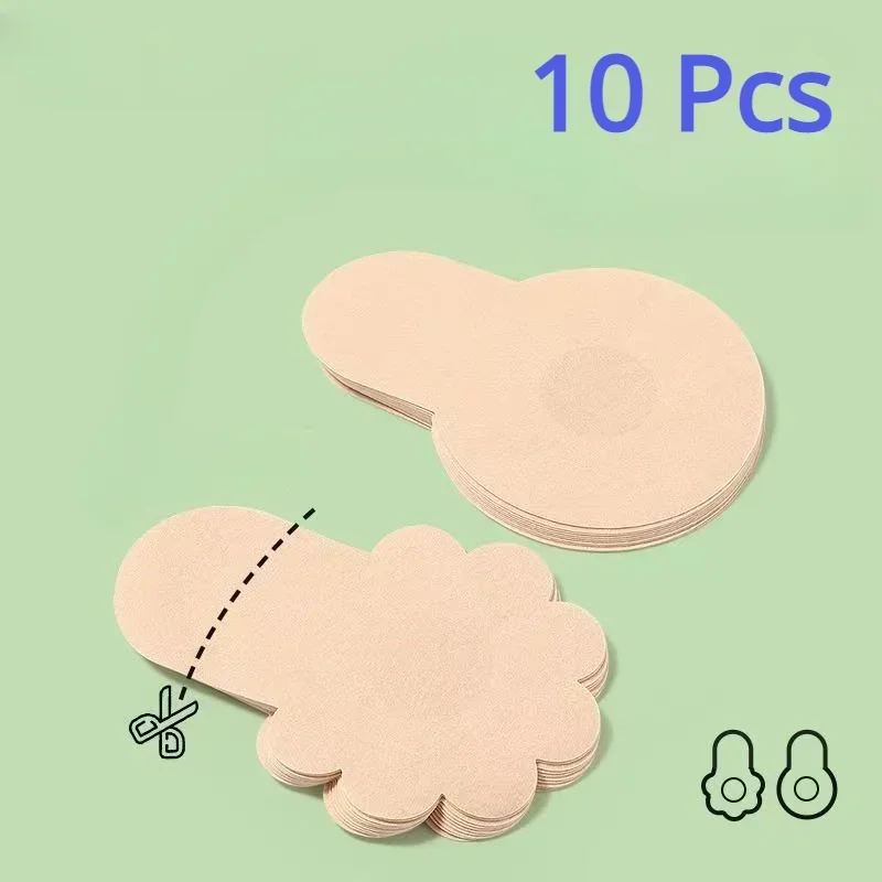 10pcs Women's Invisible Breast - Silicone Bra Adhesive 리뷰 및 가격