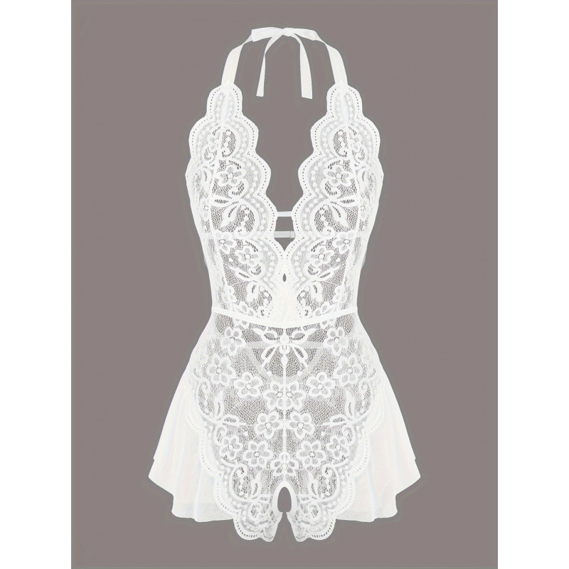 Charming Lace Mesh Teddy, Scal - Lace Teddy Lingerie 리뷰 및 가격