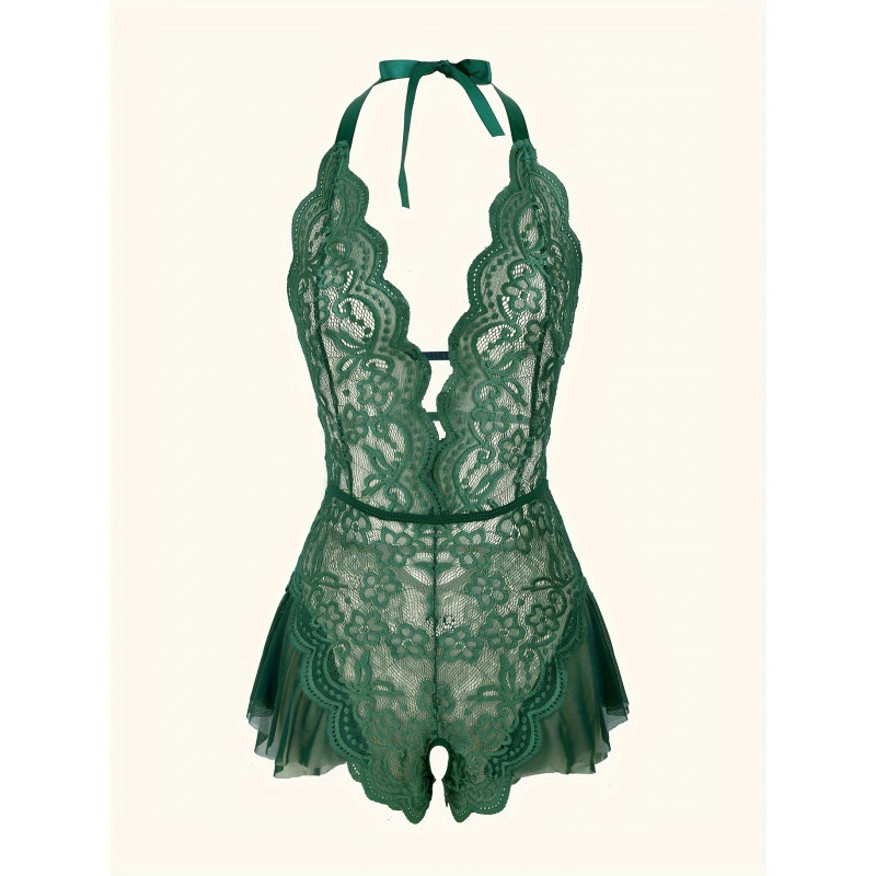 Charming Lace Mesh Teddy, Scal - Lace Teddy Lingerie 리뷰 및 가격