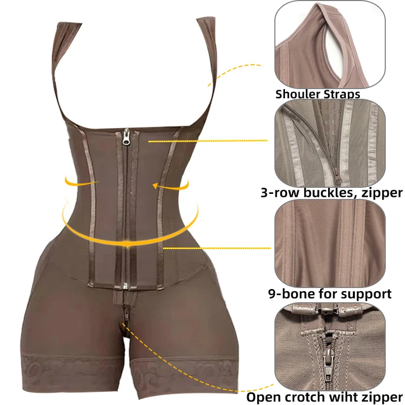 Body Shaper Women Colombian Fa - Shapewear Bodysuit Firm 리뷰 및 가격