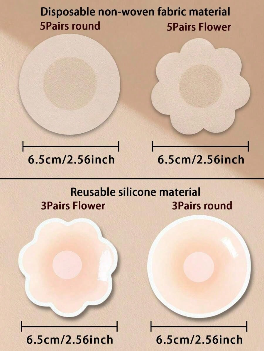 2Pcs Of Packaged Breast Sticke - Silicone Bra Adhesive 리뷰 및 가격