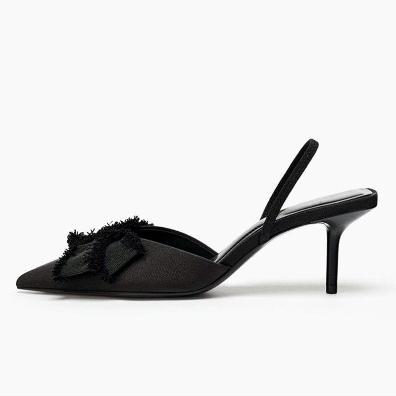 Fashion Black Satin Butterfly  - Slip Dress Satin 리뷰 및 가격