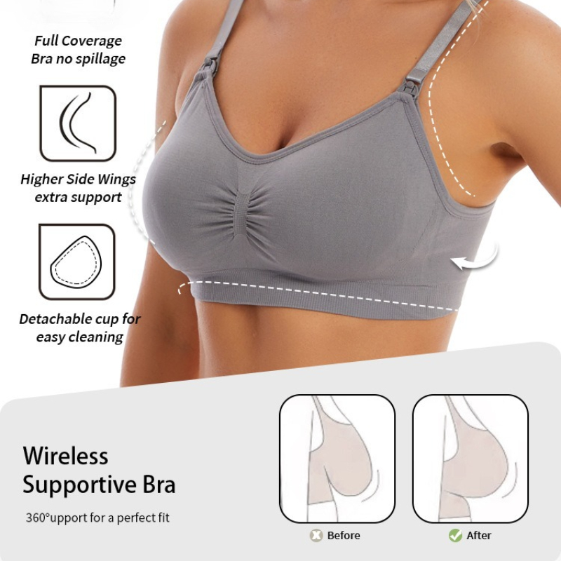 Wirefree Nursing Clothing Cott - Nursing Bra Sleep 리뷰 및 가격