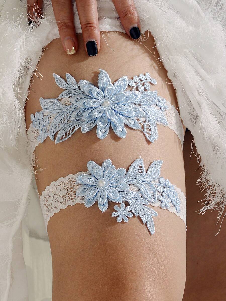 2pcs/Set Fashionable Court-Sty - Garter Belt Set 리뷰 및 가격