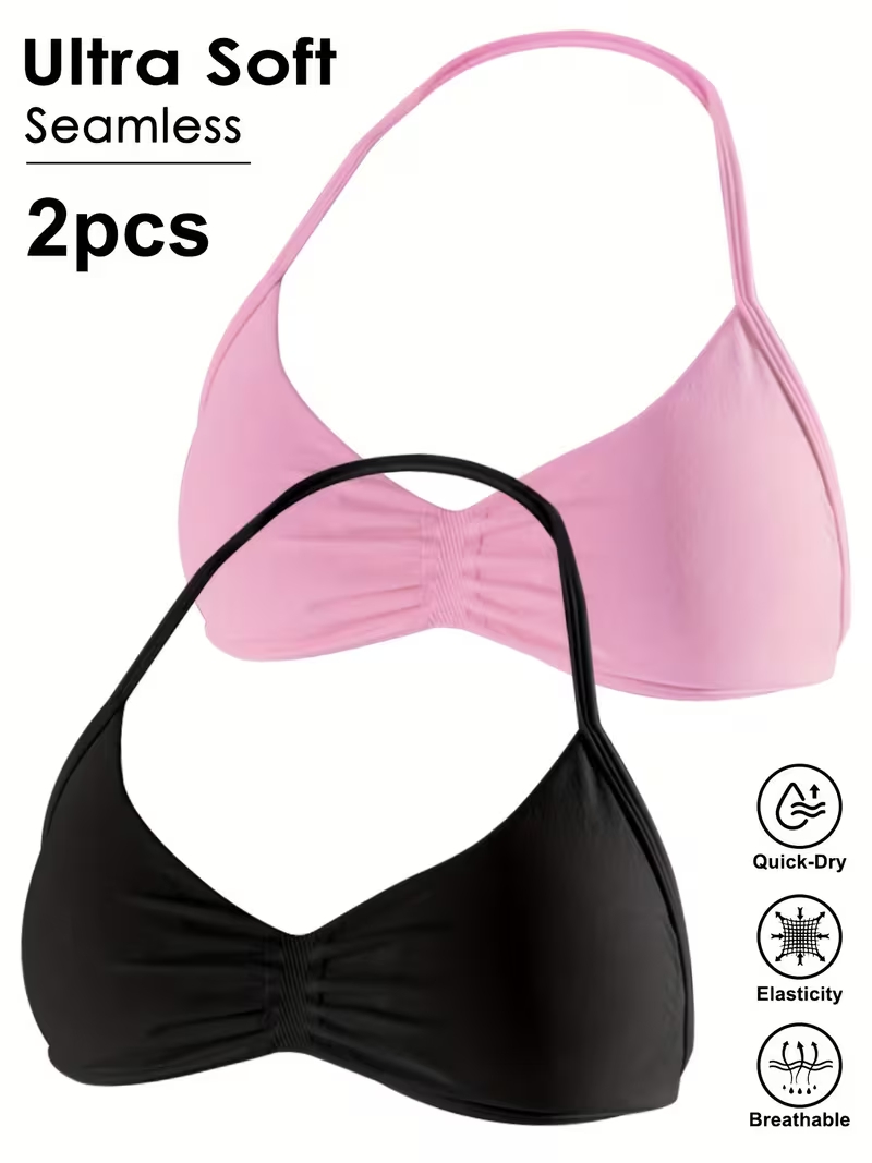 2pcs Seamless Sexy Open Back G - Push Up Bra Padded 리뷰 및 가격