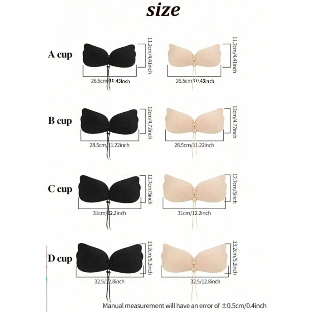 1/2pcs Wing-Shaped Adhesive Br - Silicone Bra Adhesive 리뷰 및 가격