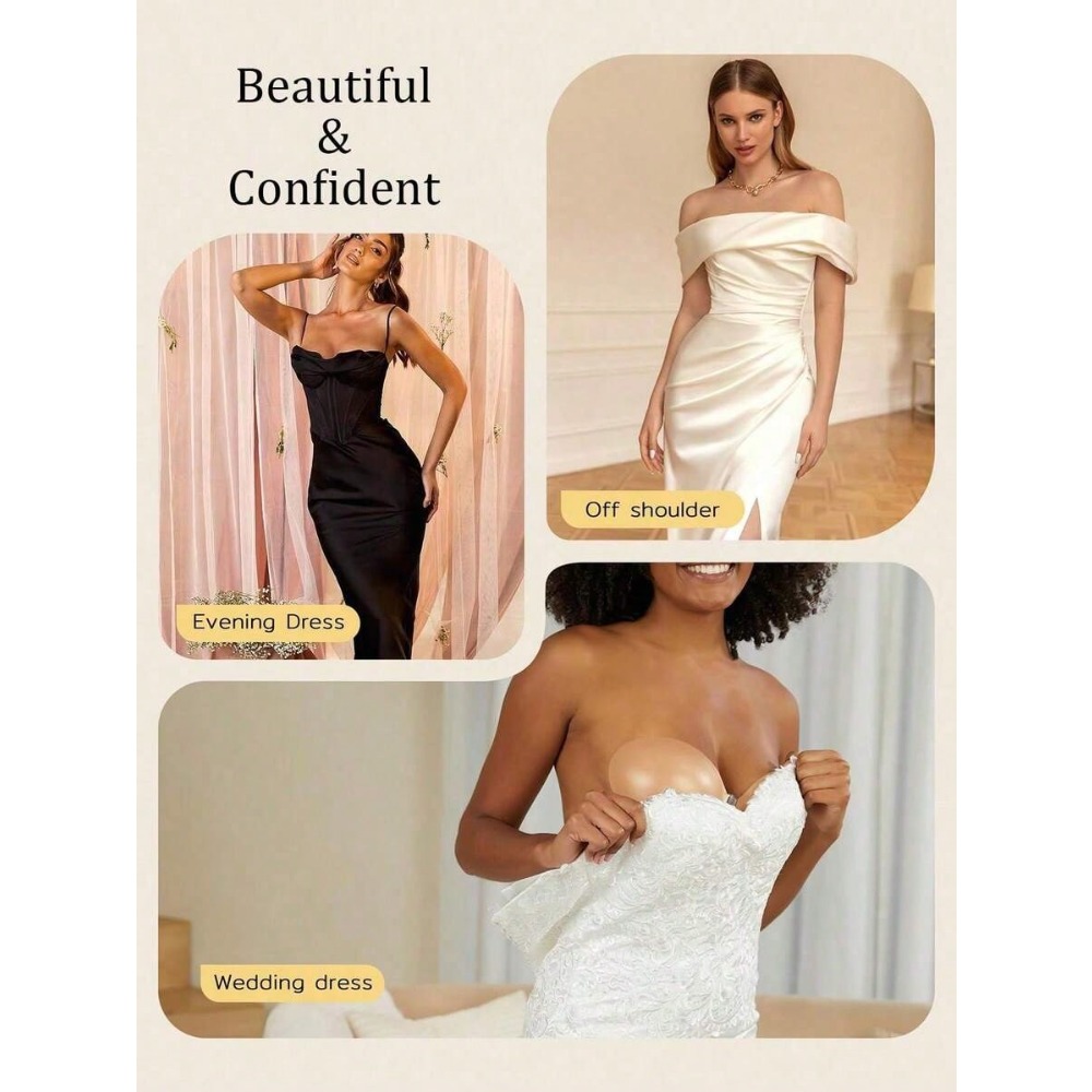 Waterproof Silicone Invisible  - Strapless Bra Backless 리뷰 및 가격