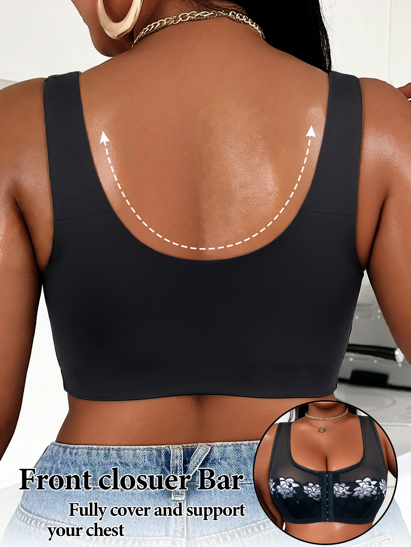 1PC Women's Push-up Bra, Wide  - Push Up Bra Padded 리뷰 및 가격
