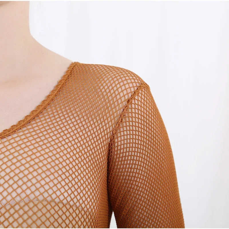 Latin Dance Full Body Jumpsuit - Bodystocking Fishnet 리뷰 및 가격