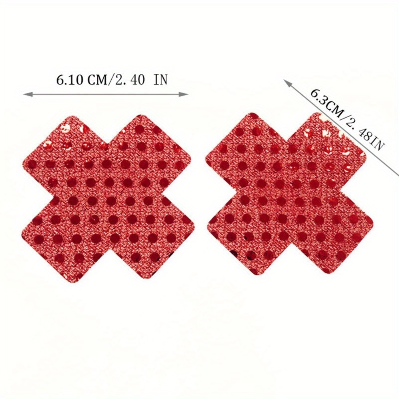Red Cross Design Nipple Covers - Nipple Cover Pasties 리뷰 및 가격