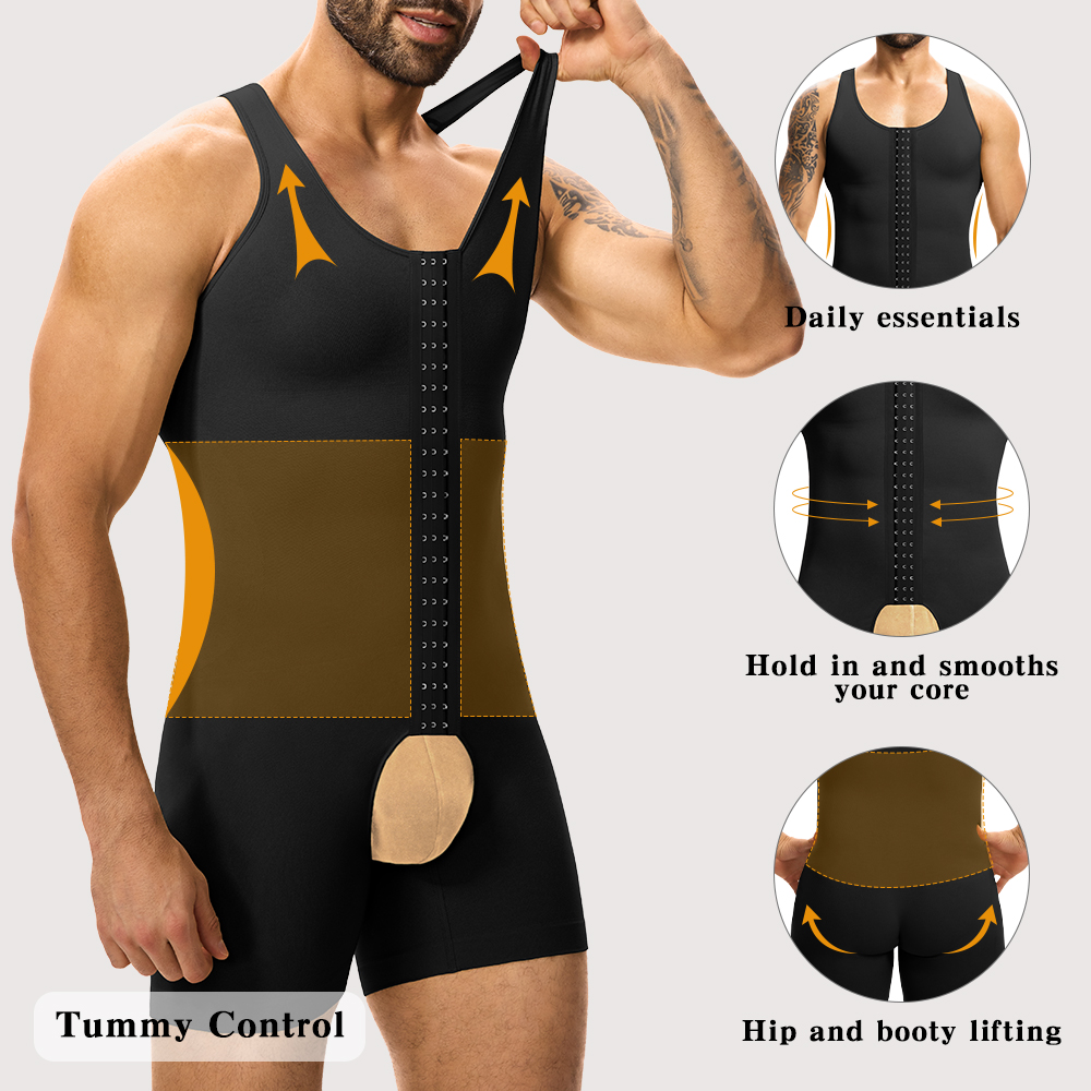 Men's Compression Shapewear  T - Shapewear Bodysuit Firm 리뷰 및 가격