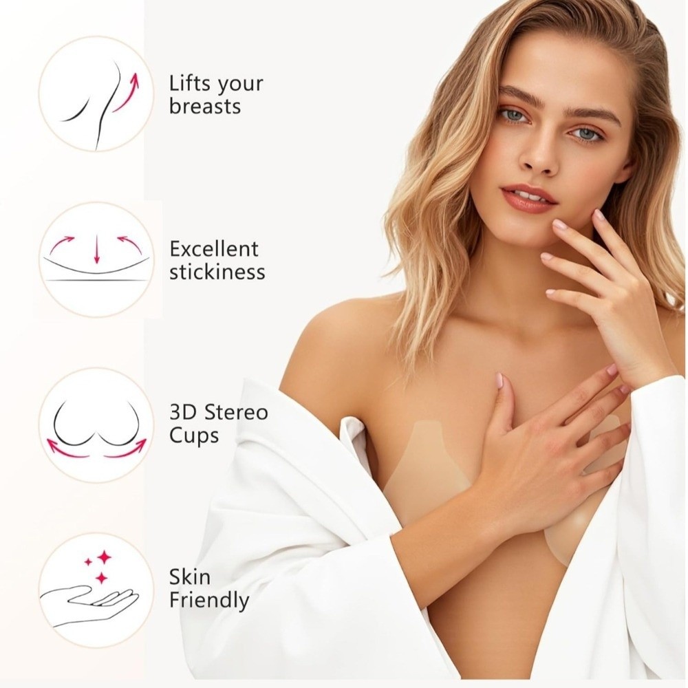 Seamless Silicone Nipple Cover - Silicone Bra Adhesive 리뷰 및 가격