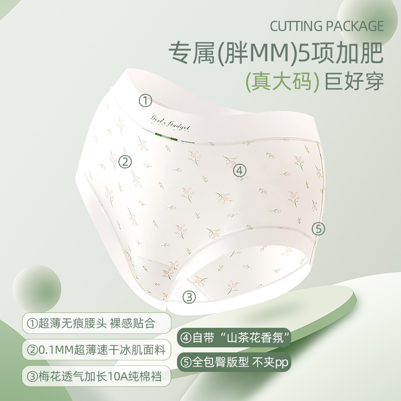 150kg Plus Size Ice Silk Seaml - Seamless Underwear Women 리뷰 및 가격